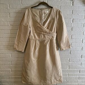 J. Crew silk Cream  Dress size 6